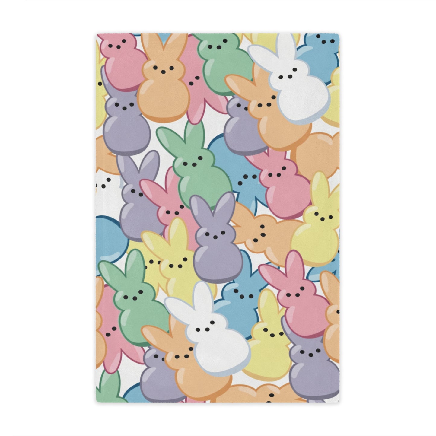 Adorable Pastel Peeps Easter Blanket Cozy Couch Throw