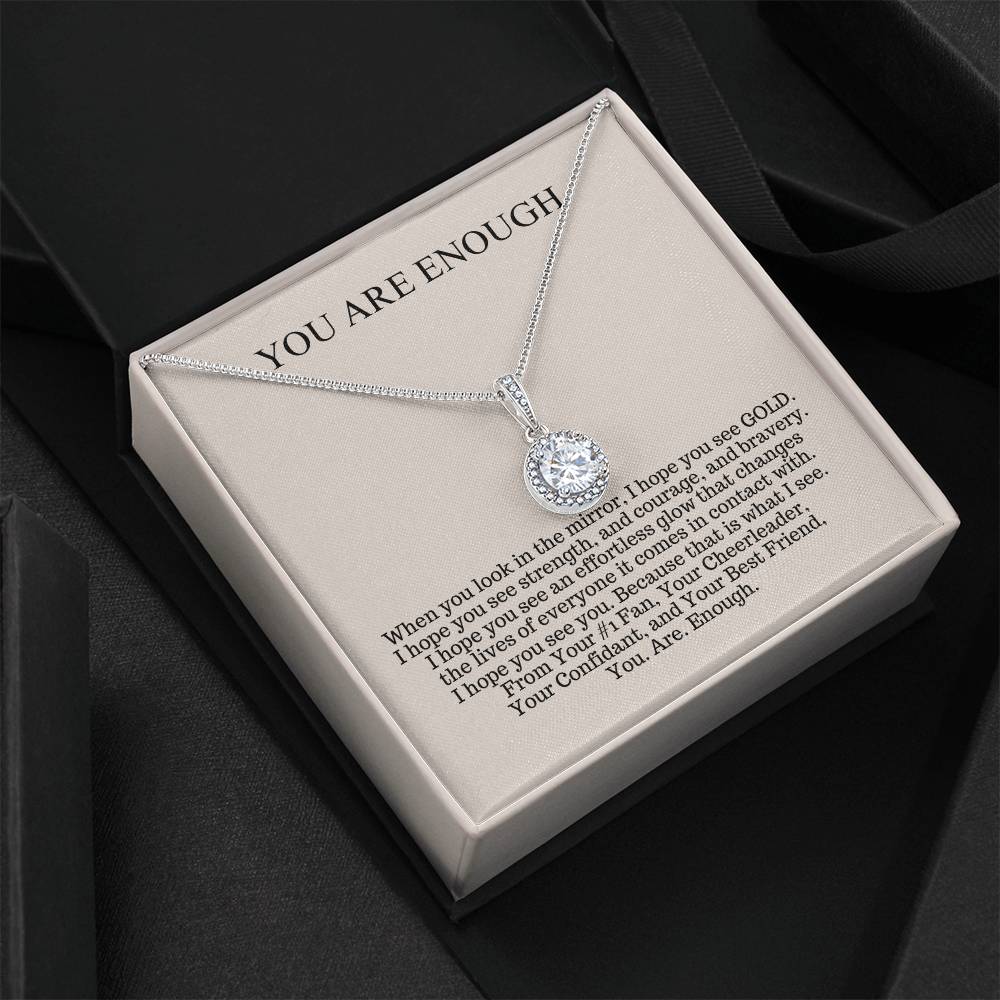 You Are Enough | Eternal Hope Necklace | Gift For Daughter | Gift For Mother | Gift For Best Friend | Gift For Her