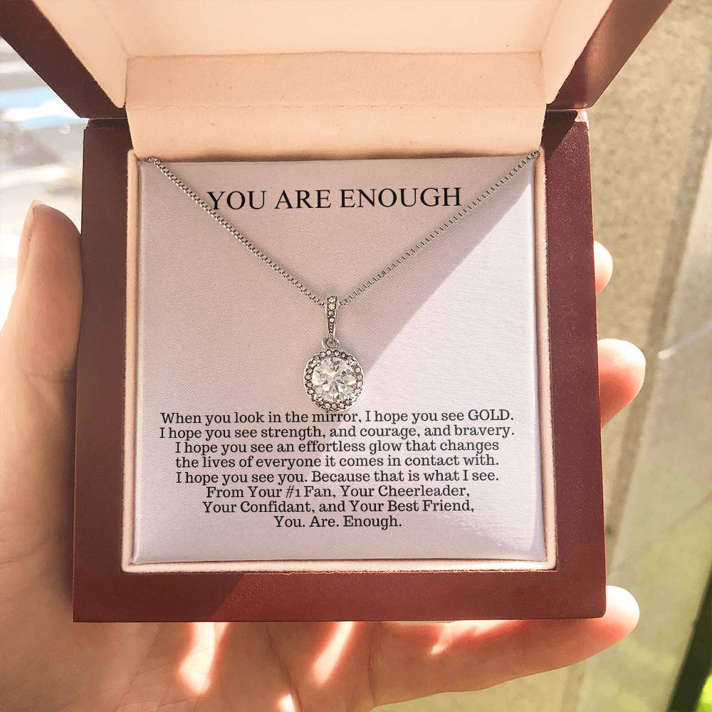You Are Enough | Eternal Hope Necklace | Gift For Daughter | Gift For Mother | Gift For Best Friend | Gift For Her