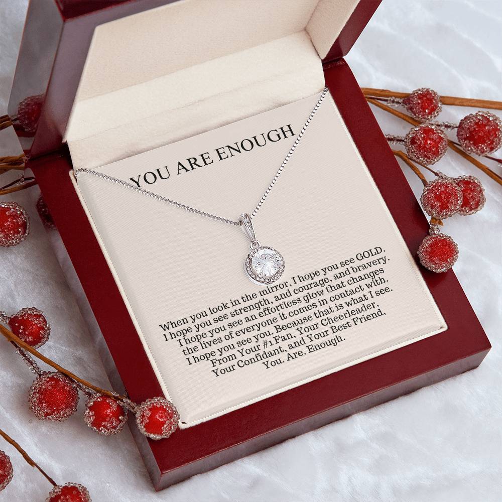 You Are Enough | Eternal Hope Necklace | Gift For Daughter | Gift For Mother | Gift For Best Friend | Gift For Her