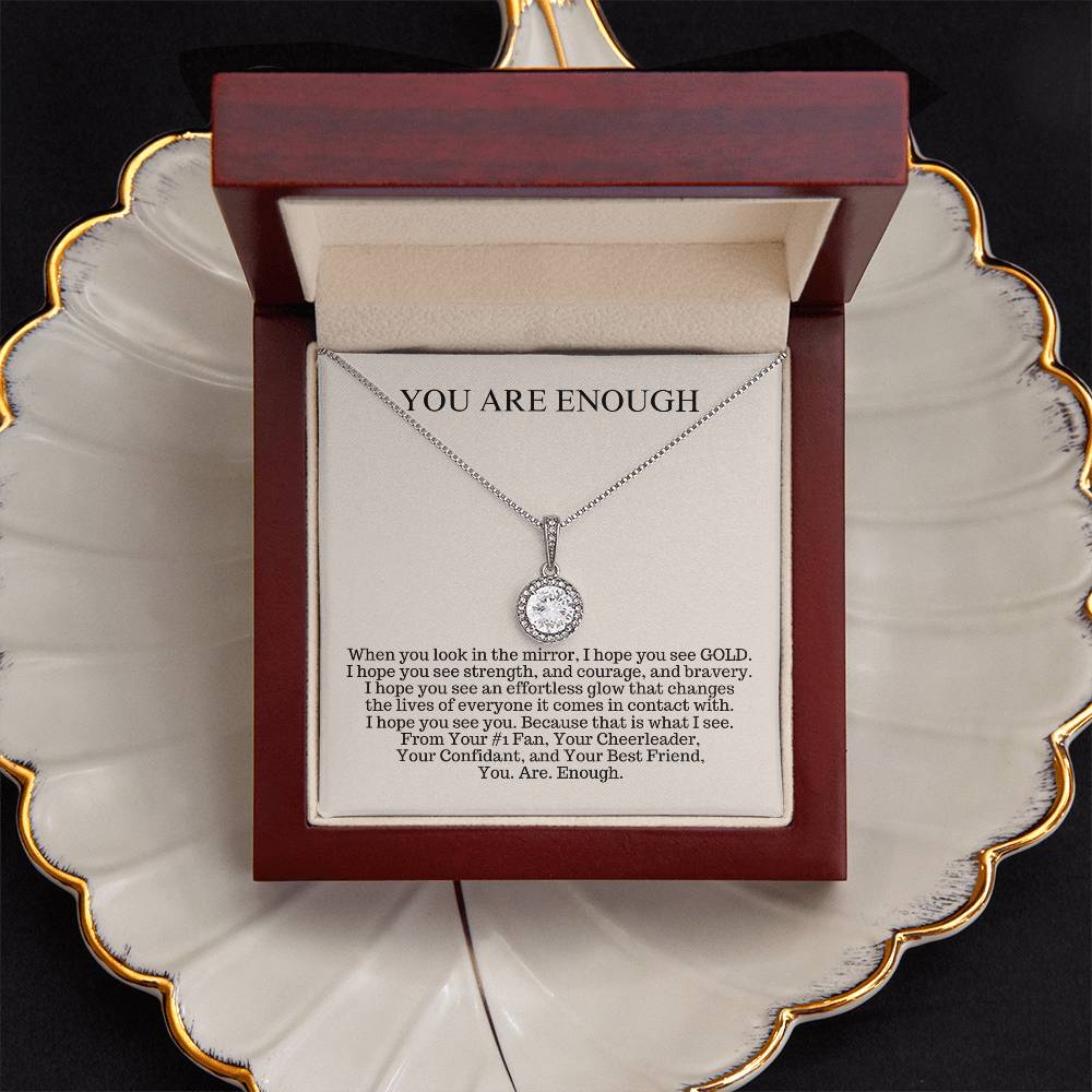 You Are Enough | Eternal Hope Necklace | Gift For Daughter | Gift For Mother | Gift For Best Friend | Gift For Her