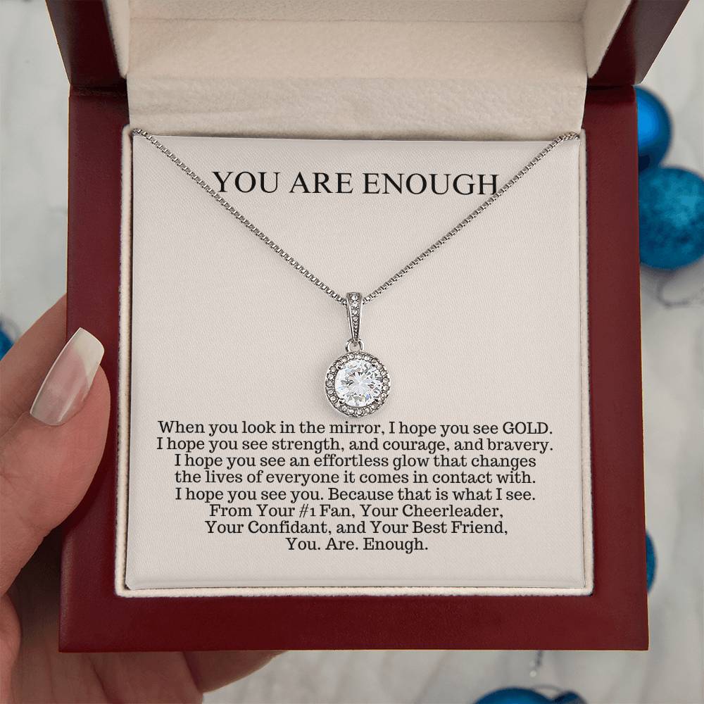 You Are Enough | Eternal Hope Necklace | Gift For Daughter | Gift For Mother | Gift For Best Friend | Gift For Her