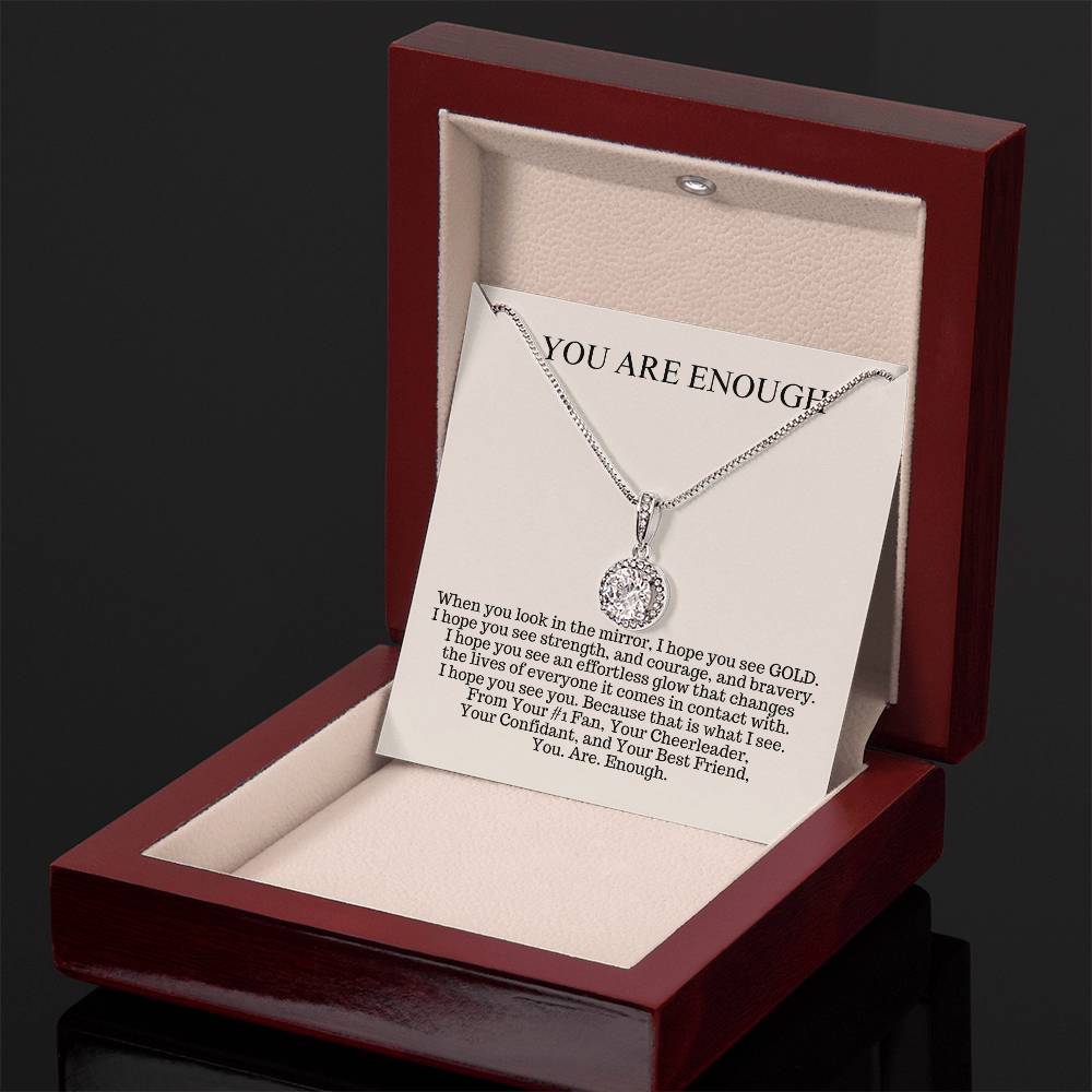 You Are Enough | Eternal Hope Necklace | Gift For Daughter | Gift For Mother | Gift For Best Friend | Gift For Her