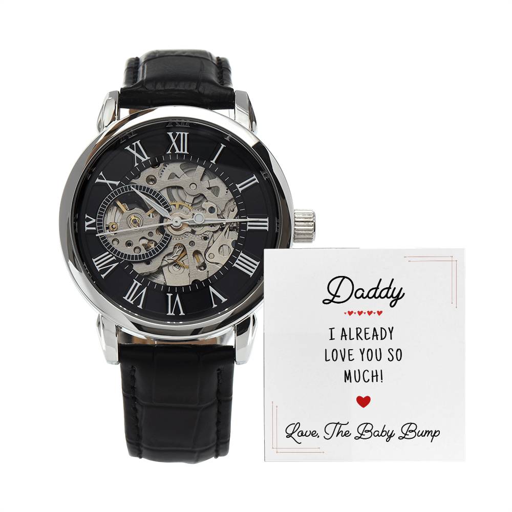 I Already Love You So Much | First Father's Day Gift from Baby Bump | New Daddy Keepsake WatchYou