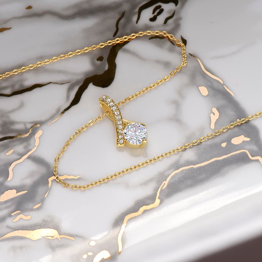 To My Beautiful Mom | Alluring Beauty Necklace | Mother's Day Gift