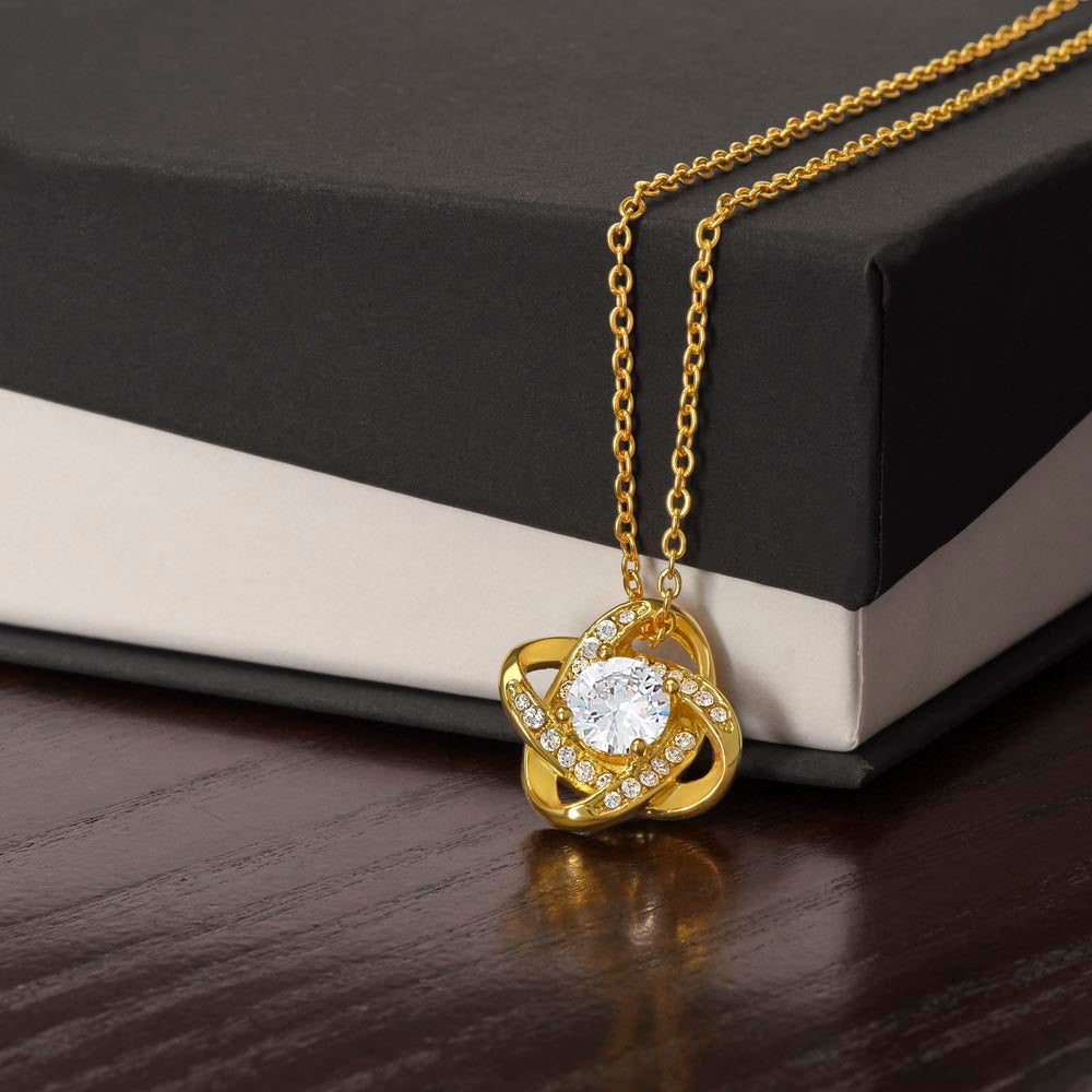 Mom, You Are My World | Love Knot Necklace Gift | A Gift For Mom | Happy Mother's Day