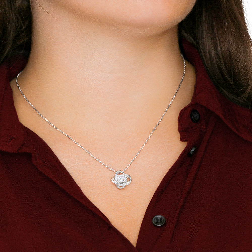 A Hug To My Mother | Happy Mother's Day | Love Knot Necklace | A Hug