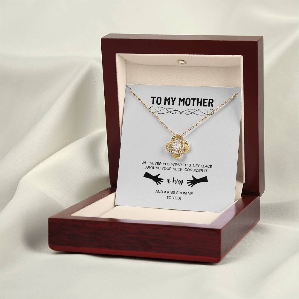 A Hug To My Mother | Happy Mother's Day | Love Knot Necklace | A Hug