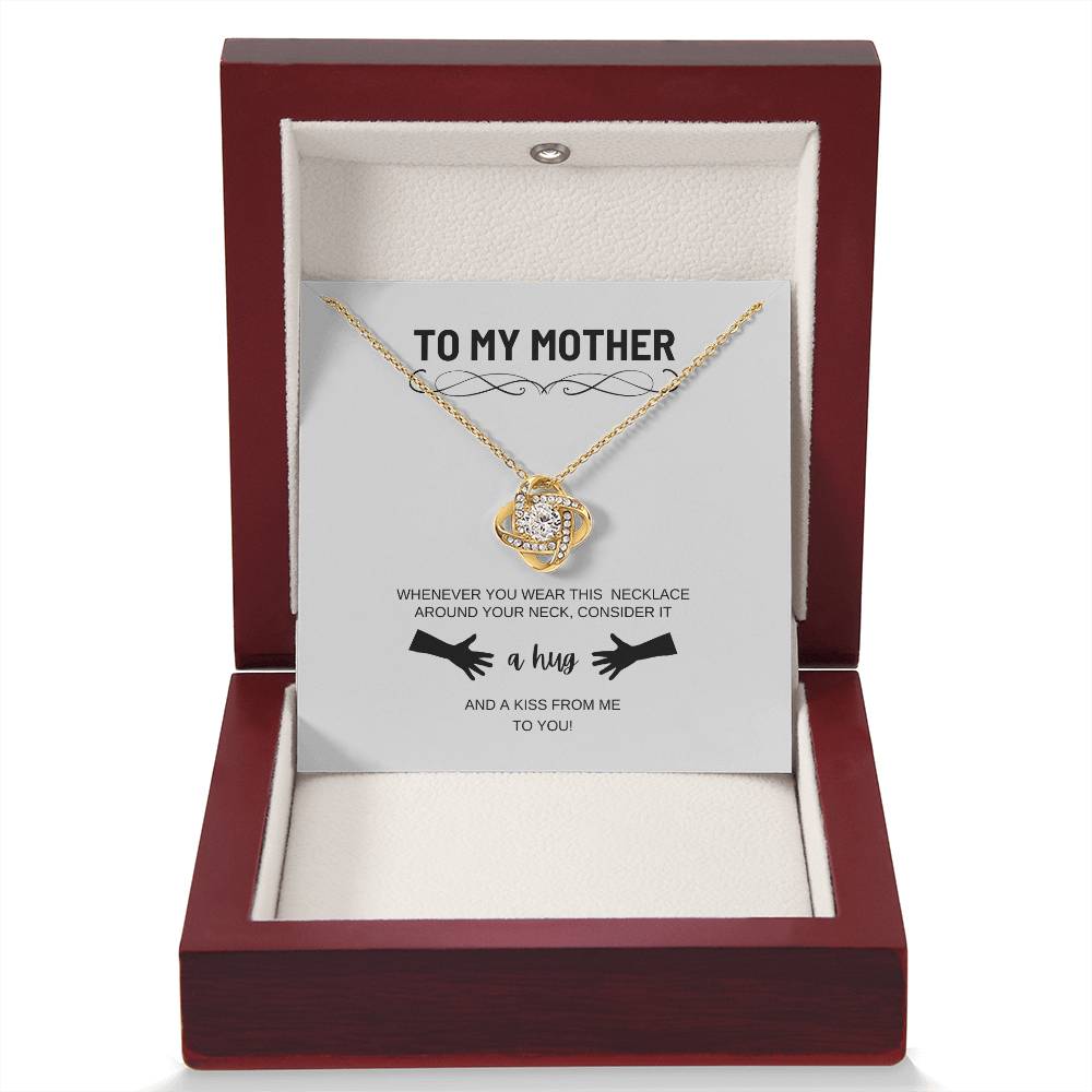 A Hug To My Mother | Happy Mother's Day | Love Knot Necklace | A Hug