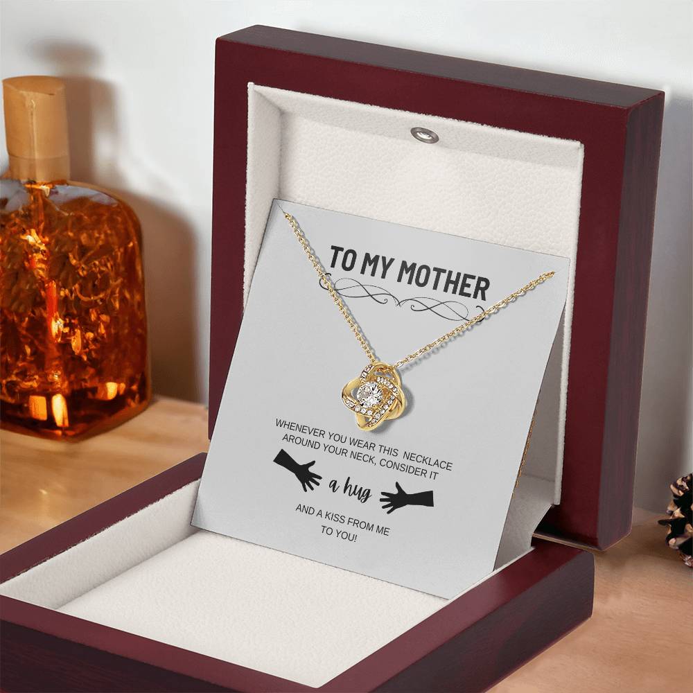 A Hug To My Mother | Happy Mother's Day | Love Knot Necklace | A Hug
