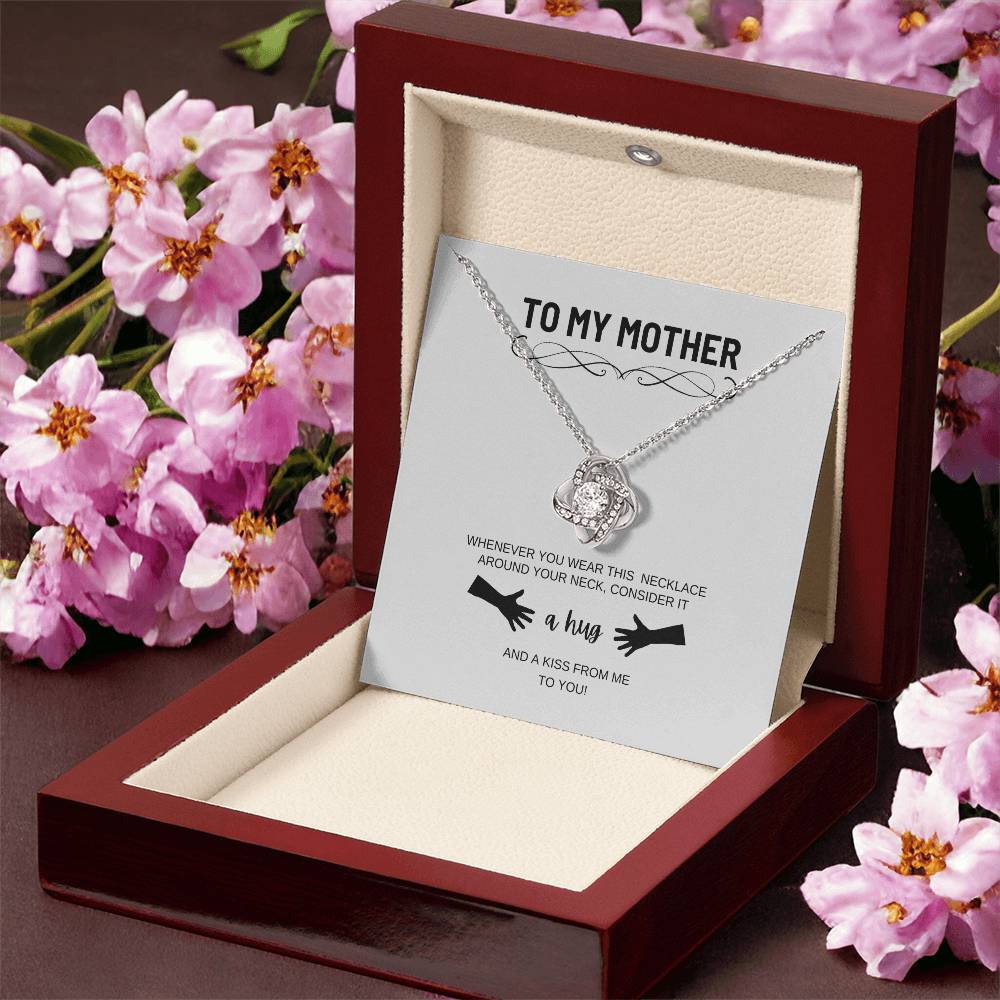 A Hug To My Mother | Happy Mother's Day | Love Knot Necklace | A Hug