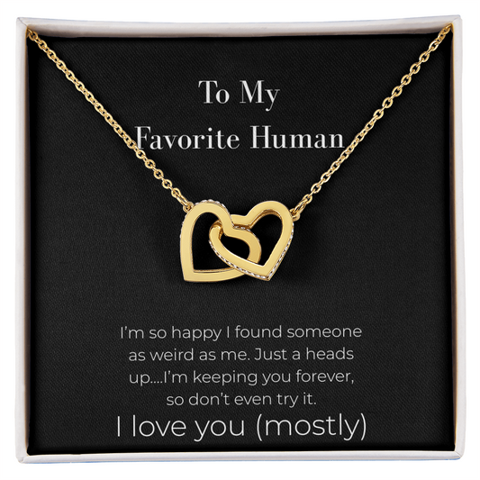 Funny Gift For Wife: Keeping You Forever Necklace