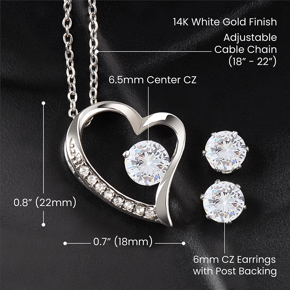 Happy Mother's Day Mom | Forever Love Necklace | I love You Always | Thank You Mom