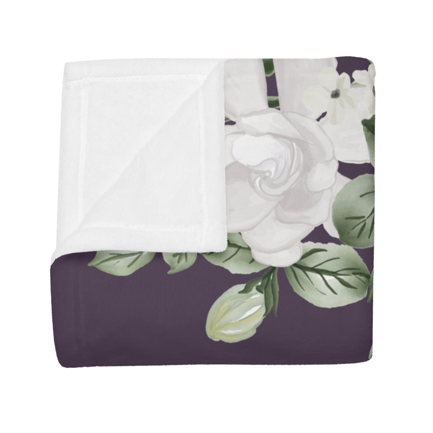 We Love You Mom Cozy Floral Blanket