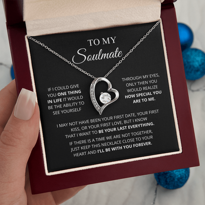 To My Soulmate Forever Love Necklace Meaningful Romantic Gift