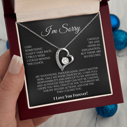 Apology Gift She'll Treasure – Forever Love Necklace