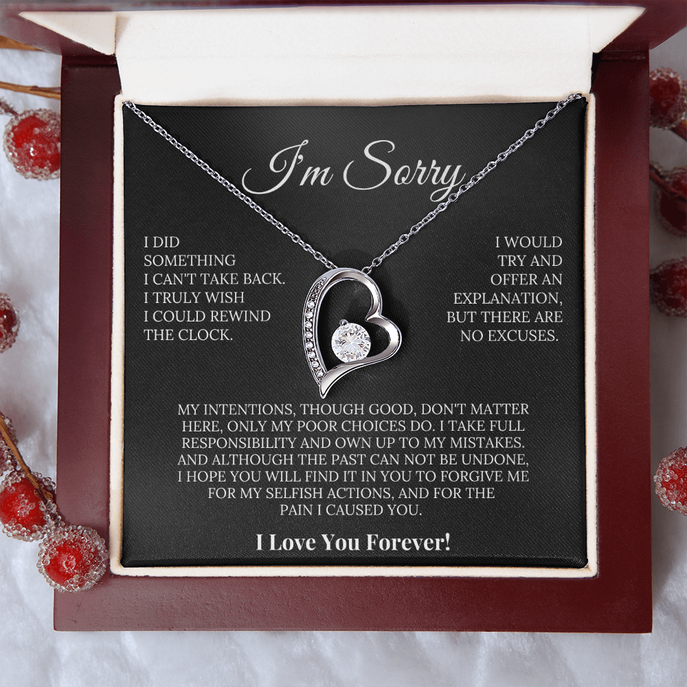 Apology Gift She'll Treasure – Forever Love Necklace