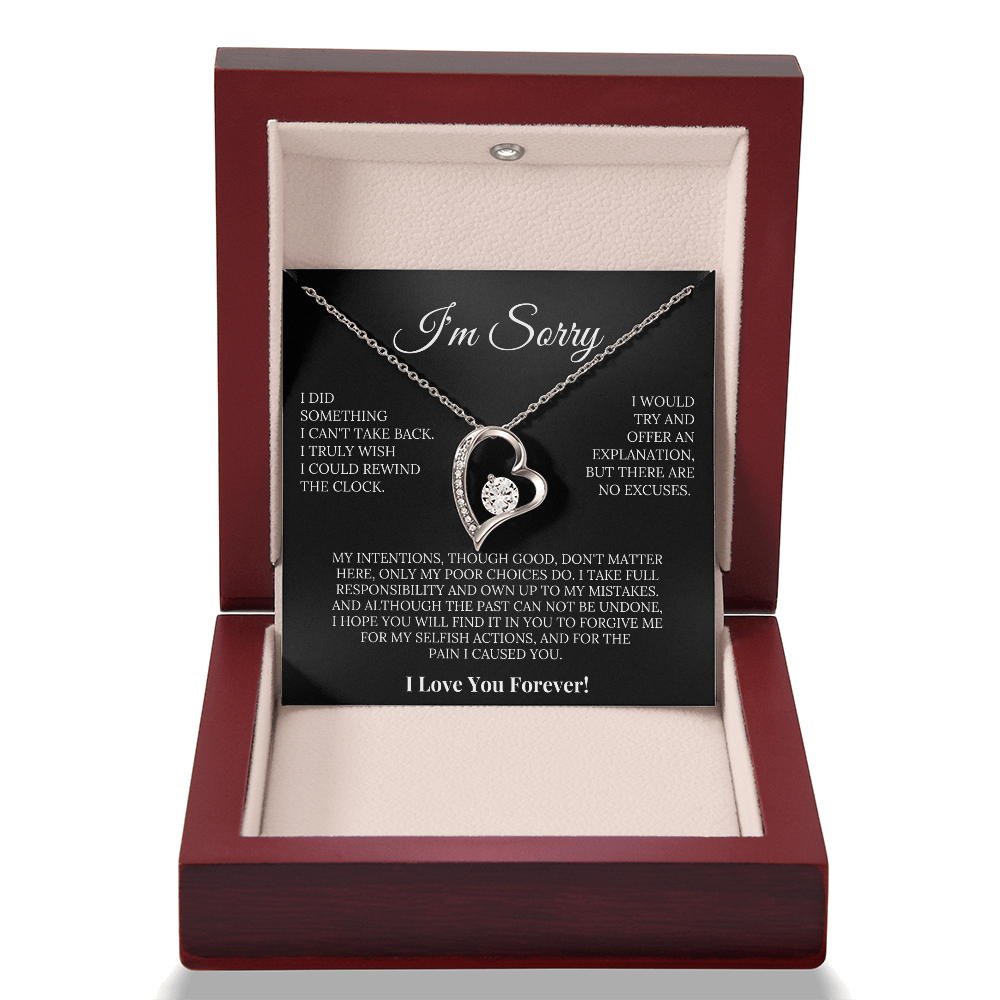 Apology Gift She'll Treasure – Forever Love Necklace