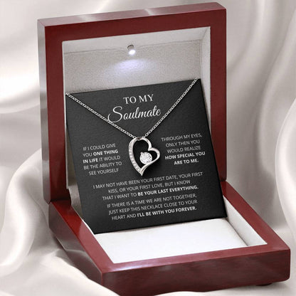 To My Soulmate Forever Love Necklace Meaningful Romantic Gift