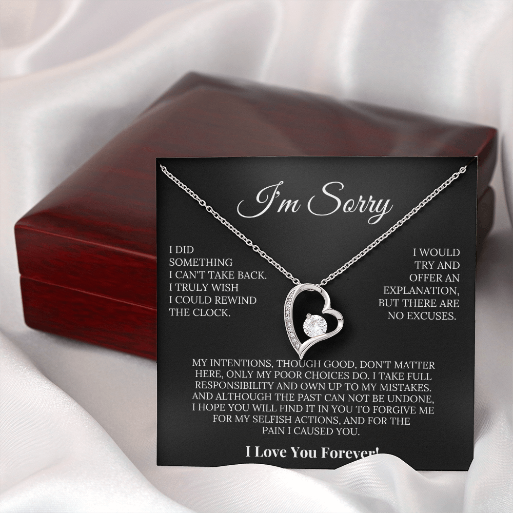Apology Gift She'll Treasure – Forever Love Necklace