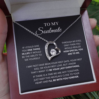 To My Soulmate Forever Love Necklace Meaningful Romantic Gift