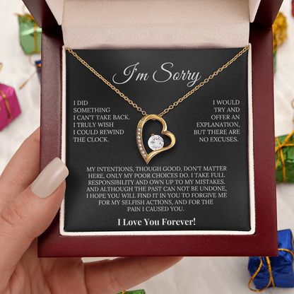 Apology Gift She'll Treasure – Forever Love Necklace