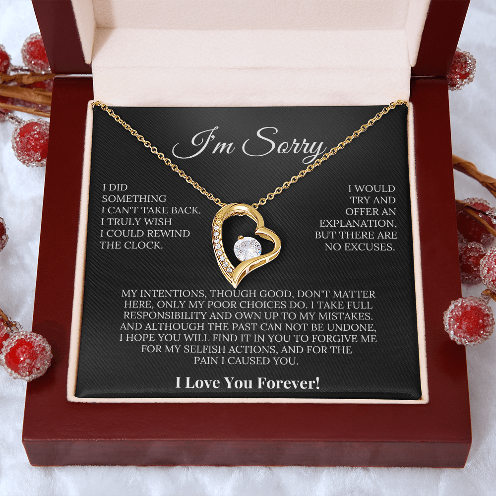 Apology Gift She'll Treasure – Forever Love Necklace