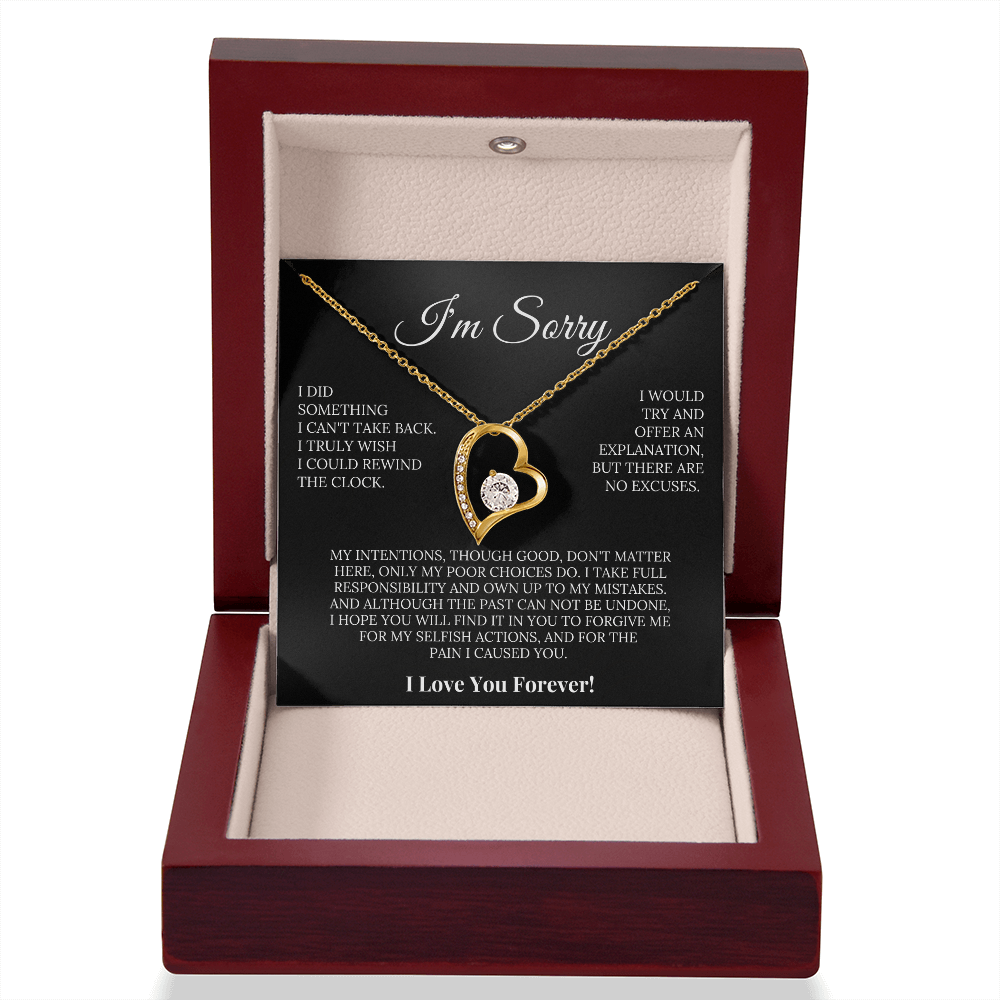 Apology Gift She'll Treasure – Forever Love Necklace