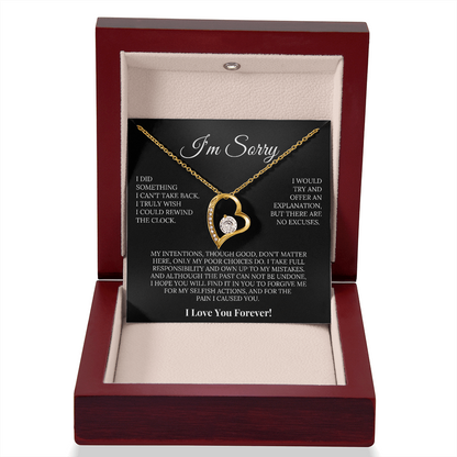 Apology Gift She'll Treasure – Forever Love Necklace