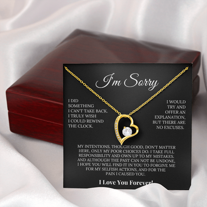 Apology Gift She'll Treasure – Forever Love Necklace
