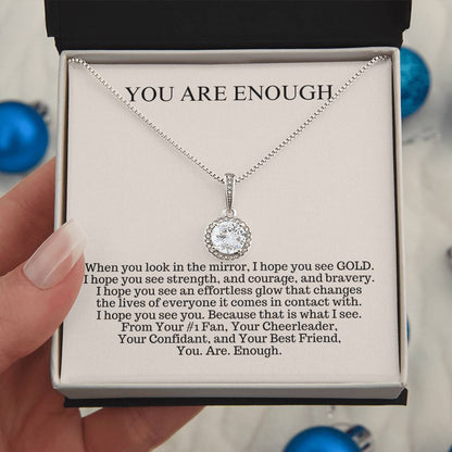 You Are Enough | Eternal Hope Necklace | Gift For Daughter | Gift For Mother | Gift For Best Friend | Gift For Her