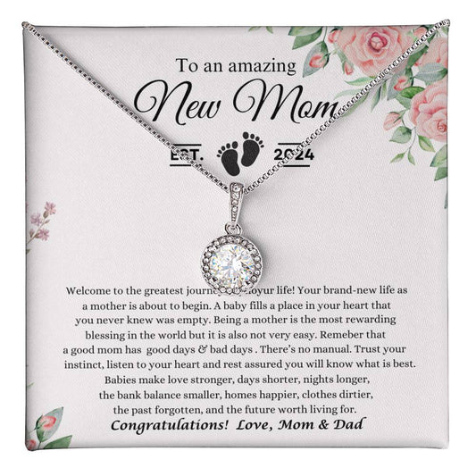 To An Amazing New Mom | Eternal Hope Necklace | Happy Mother's Day | Mother's Day Gift
