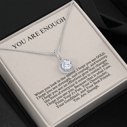 You Are Enough | Eternal Hope Necklace | Gift For Daughter | Gift For Mother | Gift For Best Friend | Gift For Her