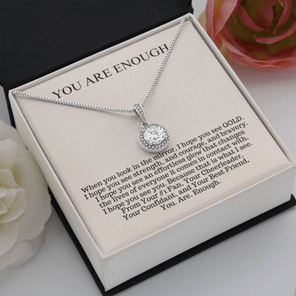 You Are Enough | Eternal Hope Necklace | Gift For Daughter | Gift For Mother | Gift For Best Friend | Gift For Her