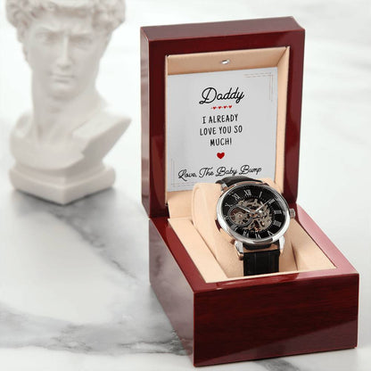 I Already Love You So Much | First Father's Day Gift from Baby Bump | New Daddy Keepsake WatchYou