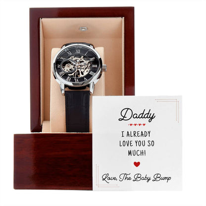 I Already Love You So Much | First Father's Day Gift from Baby Bump | New Daddy Keepsake WatchYou