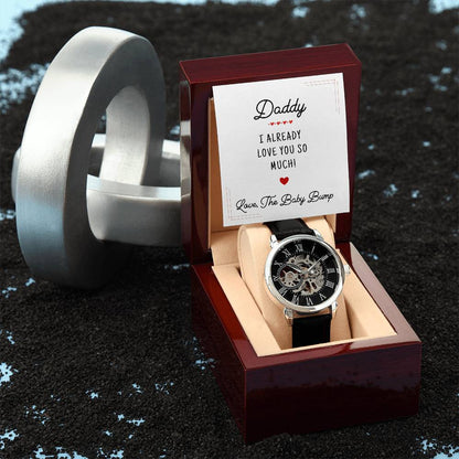 I Already Love You So Much | First Father's Day Gift from Baby Bump | New Daddy Keepsake WatchYou