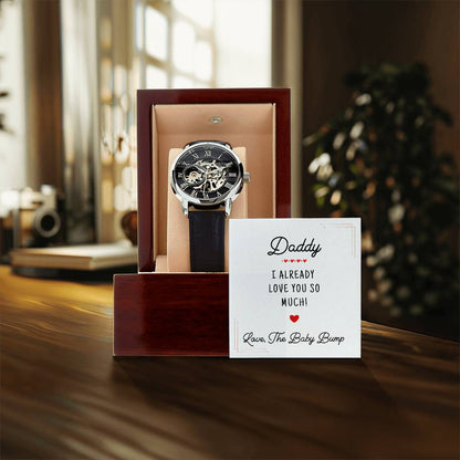 I Already Love You So Much | First Father's Day Gift from Baby Bump | New Daddy Keepsake WatchYou
