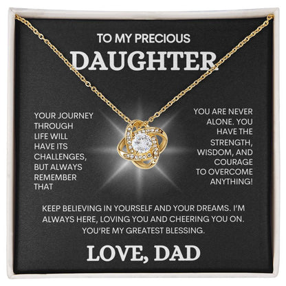 To My Precious Daughter | Gift From Dad | Daddy's Little Girl | Forever My Baby | Holiday Gift from Day