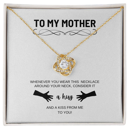 A Hug To My Mother | Happy Mother's Day | Love Knot Necklace | A Hug