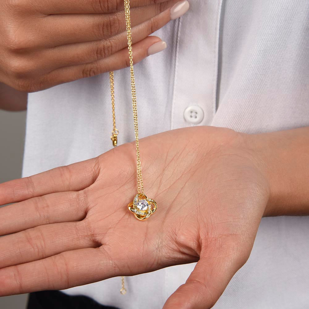 A Hug To My Mother | Happy Mother's Day | Love Knot Necklace | A Hug