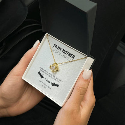 A Hug To My Mother | Happy Mother's Day | Love Knot Necklace | A Hug