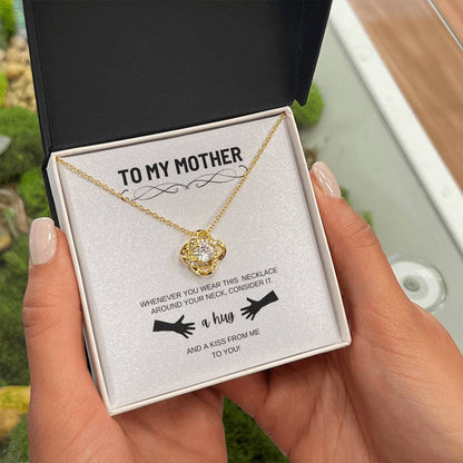 A Hug To My Mother | Happy Mother's Day | Love Knot Necklace | A Hug