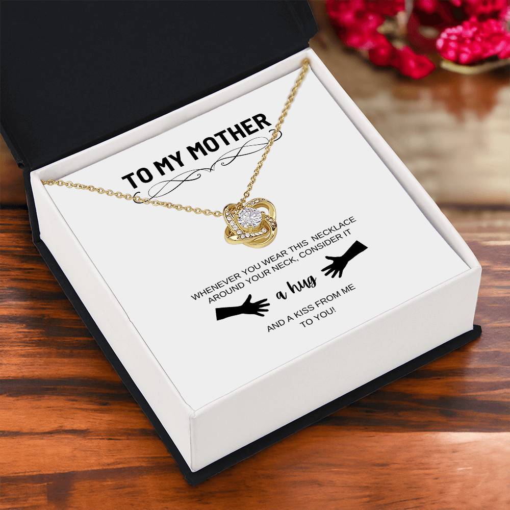 A Hug To My Mother | Happy Mother's Day | Love Knot Necklace | A Hug
