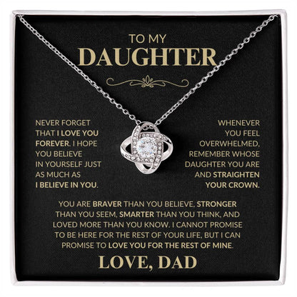 Emotional Necklace Gift – Dad’s Message to Daughter