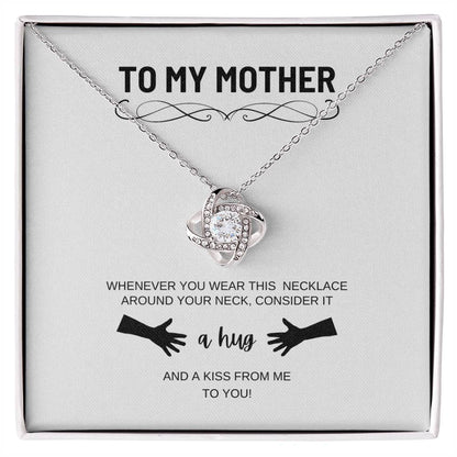 A Hug To My Mother | Happy Mother's Day | Love Knot Necklace | A Hug