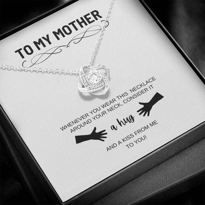 A Hug To My Mother | Happy Mother's Day | Love Knot Necklace | A Hug