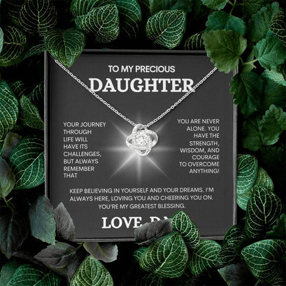 To My Precious Daughter | Gift From Dad | Daddy's Little Girl | Forever My Baby | Holiday Gift from Day