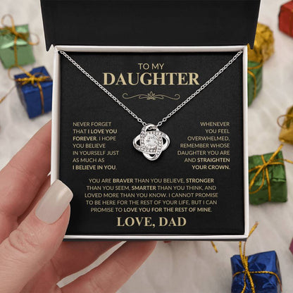 Emotional Necklace Gift – Dad’s Message to Daughter