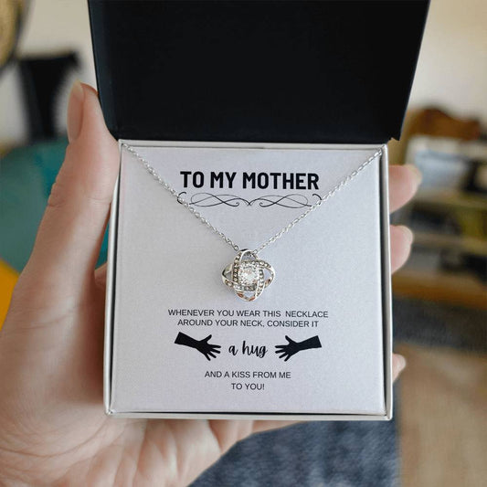 A Hug To My Mother | Happy Mother's Day | Love Knot Necklace | A Hug